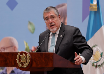 Presidente Bernardo Arévalo compartió este martes los avances y acciones implementadas por su gobierno en materia de seguridad. / Foto: Byron de la Cruz