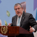 Presidente Bernardo Arévalo compartió este martes los avances y acciones implementadas por su gobierno en materia de seguridad. / Foto: Byron de la Cruz