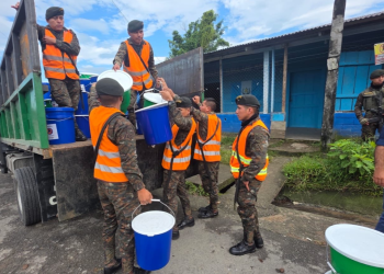 El titular de la cartera de Defensa también resaltó el papel del Ejército en materia de ayuda humanitaria. / Foro: Ejército de Guatemala.