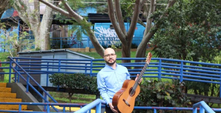 Rodrigo Lima gana primer lugar en Concurso Nacional de Guitarra de Costa Rica./Foto: MCD.