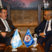 Presidente de Guatemala con el secretario general de la OEA.