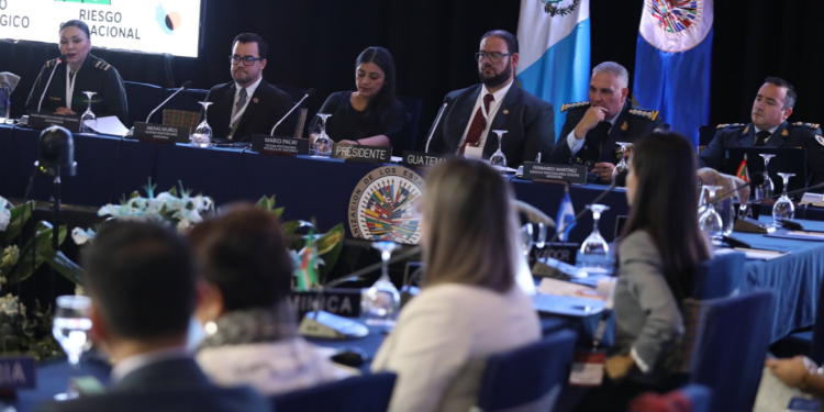 El encuentro dejó patente el compromiso de Guatemala y de los demás países miembros de la OEA para fortalecer los lazos de cooperación. / Foto: Mingob