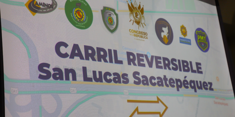 Carril reversible en la carretera interamericana./Foto: CIV.