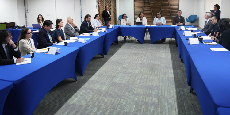 Vicepresidencia lideró mesa de diálogo con cooperación internacional durante su viaje por Panamá. (Foto: Vicepresidencia)