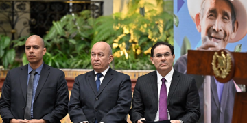 El titular del Mingob, Marco Antonio Villeda, informó que una de sus acciones al frente de la cartera será solicitar el apoyo del gobierno de los Estados Unidos. / Foto: Álvaro Interiano