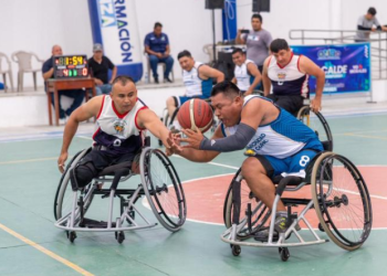 Celebran el primer Festival Interregional de Baloncesto en silla de ruedas./Foto: MCD.