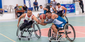 Celebran el primer Festival Interregional de Baloncesto en silla de ruedas./Foto: MCD.