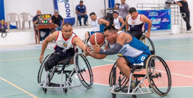 Celebran el primer Festival Interregional de Baloncesto en silla de ruedas./Foto: MCD.