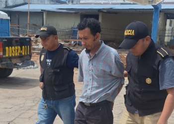 Detienen a colaborador de la mara salvatrucha en Jutiapa./Foto: PNC.