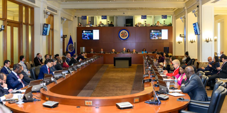 Consejo Permanente de la OEA. / Foto: OEA.