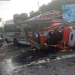 Accidente en ruta interamericana deja a 40 personas heridas./Foto: Asonbomd.