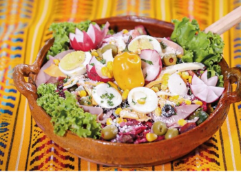 Fiambre, el platillo típico del Día de Todos los Santos./Foto: MCD.