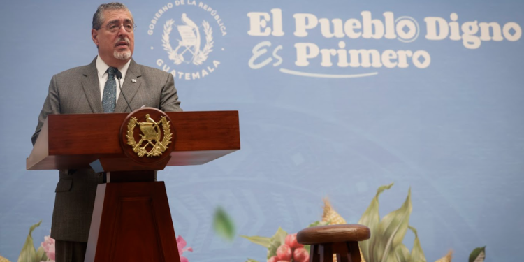 Presidente Bernardo Arévalo. / Foto: Dickéns Zamora.