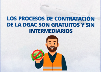 La DGAC reafirmó su compromiso con la seguridad, la transparencia y la confianza de todos los usuarios del sector aeronáutico. / Foto: DGAC.