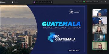 Inician webinars regionales para promover la inversión extranjera en Guatemala