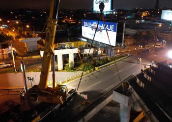 Anuncian cierres viales por avances en construcción del paso a desnivel. / Foto: CIV.