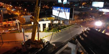 Anuncian cierres viales por avances en construcción del paso a desnivel. / Foto: CIV.