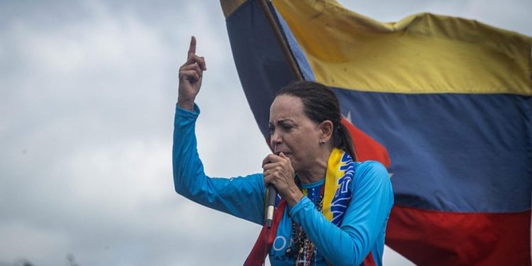 Líder opositora de Venezuela, María Corina Machado, galardonada no el Premio Nobel de la Paz.