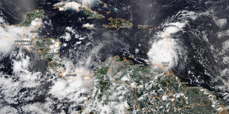 La tormenta Melissa avanza en el Caribe rumbo a Haití y Jamaica.