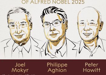 El estadounidense Joel Mokyr, el francés Philippe Aghion y el canadiense Peter Howitt reciben el Premio Nobel de Economía 2025.