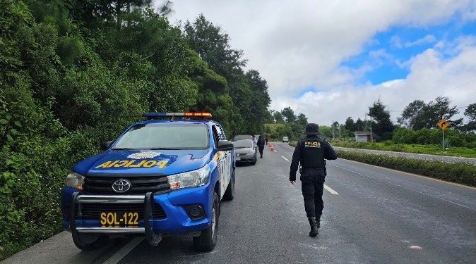 PNC mantiene operativos de seguridad en municipios de Sololá