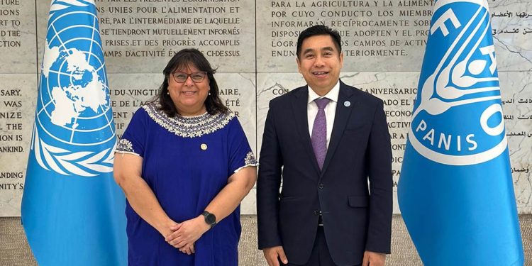 Representantes del MAGA y FAO. / Foto: MAGA