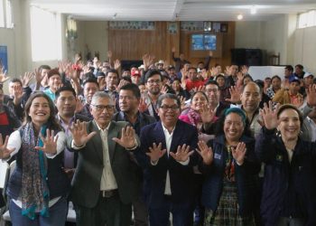 Más de 600 familias de Sibinal, San Marcos ahora son beneficiarias del Bono Social./Foto: Mides.