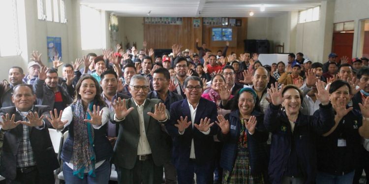 Más de 600 familias de Sibinal, San Marcos ahora son beneficiarias del Bono Social./Foto: Mides.