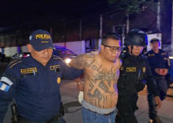 PNC recaptura a un pandillero más de los fugados de Fraijanes II. / Foto: PNC.