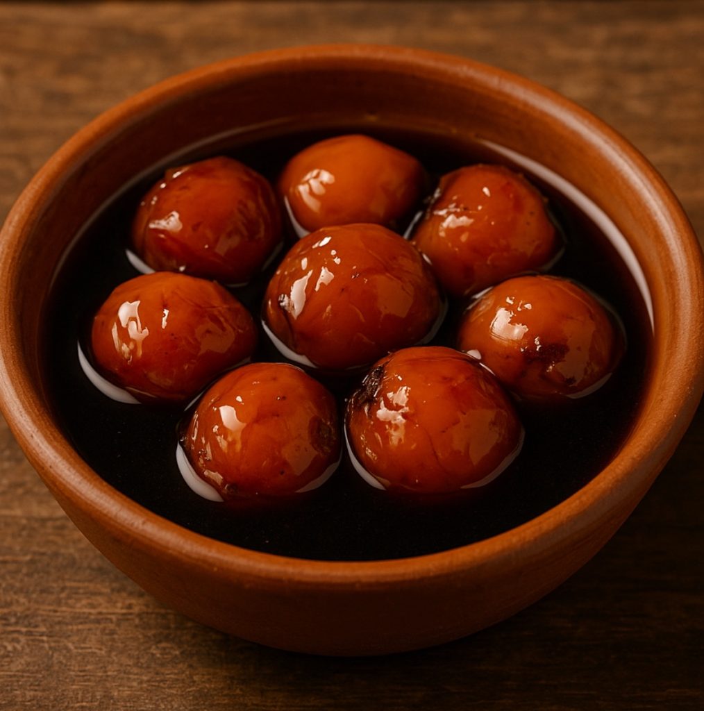 Los jocotes en miel no pueden faltar durante esta temporada.