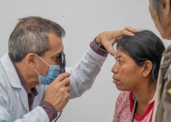 El Ministerio de Salud realiza jornada para la prevención de la ceguera. (Foto: MSPAS)
