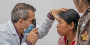 El Ministerio de Salud realiza jornada para la prevención de la ceguera. (Foto: MSPAS)