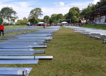 Familias de la Unión, Zacapa, son beneficiadas con kits de techo