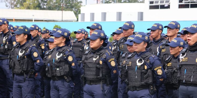 Más de 600 nuevos agentes de PNC reforzarán la seguridad en el departamento de Guatemala