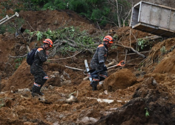 Brigada Humanitaria y de Rescate del Ejército de Guatemala desplegó a su personal especializado para realizar trabajos de búsqueda y rescate / Foto: Ejército