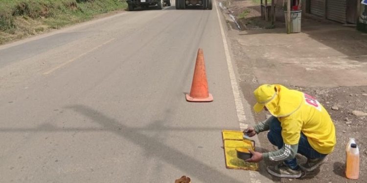 Inician trabajos de reparación en carretera Chimaltenango–San Martín Jilotepeque