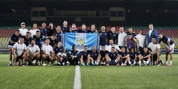 Presidenta en funciones muestra su apoyo a la Selección de Guatemala