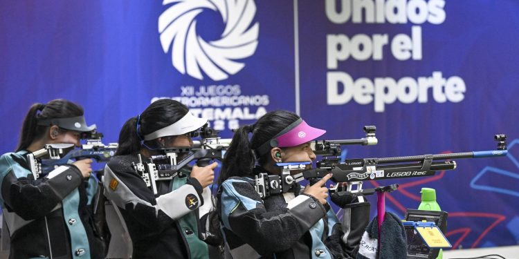 ¡Llegó la primera! Guatemala gana oro en tiro deportivo en los Juegos Centroamericanos