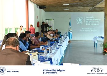 Codede de Baja Verapaz da seguimiento a temas clave para el desarrollo integral del departamento