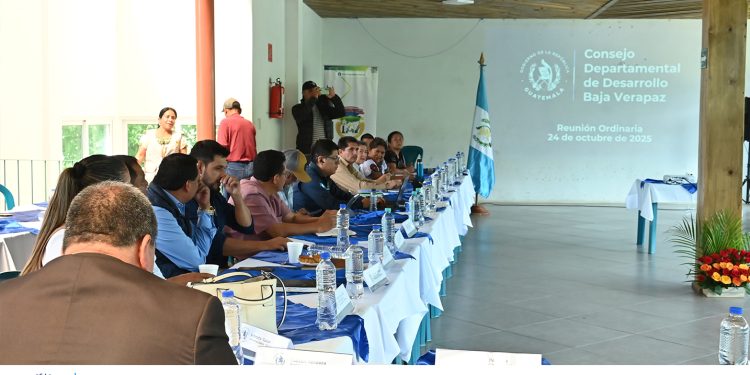 Codede de Baja Verapaz da seguimiento a temas clave para el desarrollo integral del departamento