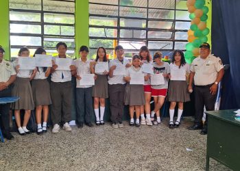 PNC promueve la prevención del delito desde las aulas en Suchitepéquez