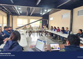 Reunión de coordinación en materia de seguridad en Sololá