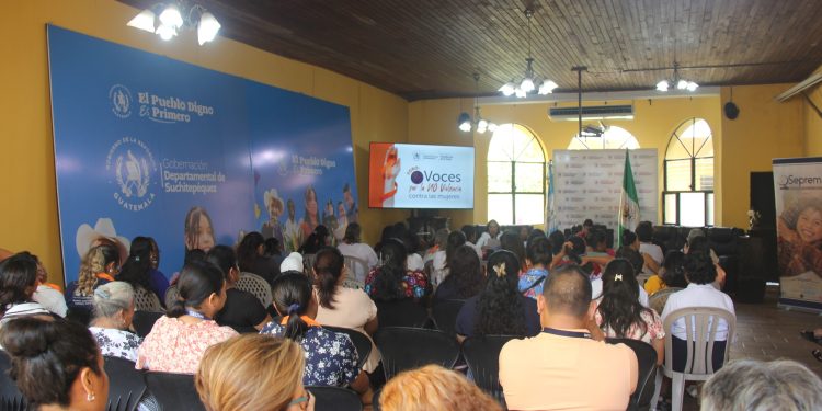 Foro Voces por la No Violencia contra la Mujer reúne a lideresas y especialistas en Suchitepéquez