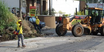 Inician los trabajos en la carretera San Francisco Zapotitlán – Mazatenango