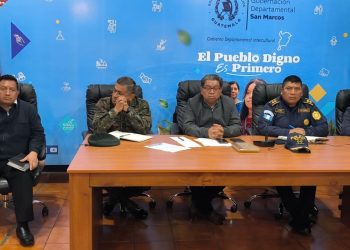 PNC y Ejército dan seguimiento a las acciones en materia de seguridad en San Marcos