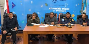 PNC y Ejército dan seguimiento a las acciones en materia de seguridad en San Marcos