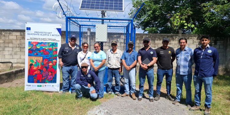 Fortalecen sistema de alerta temprana con nueva estación hidrológica en la cuenca del río Samalá