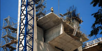 Avanza construcción del puente vehicular Corozal./Foto: CIV.