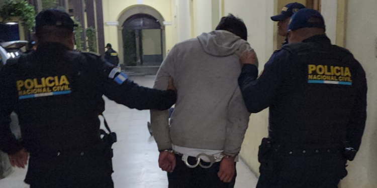 PNC reporta capturas por portación ilegal de armas./Foto: PNC.