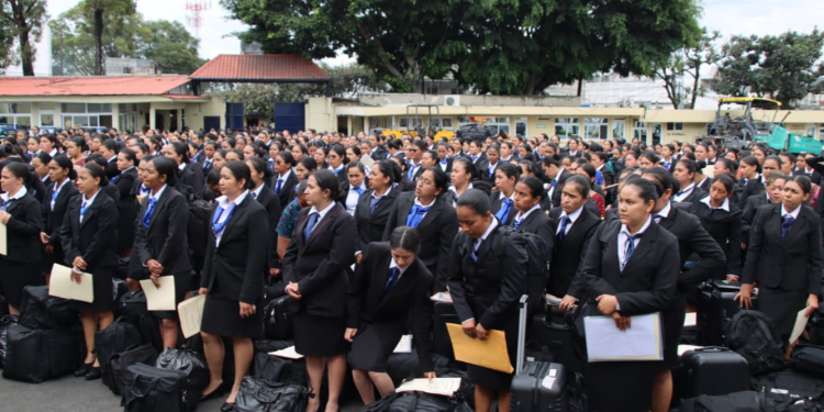 Durante su estancia en las academias, los aspirantes serán capacitados en distintas áreas. / Foto: PNC.